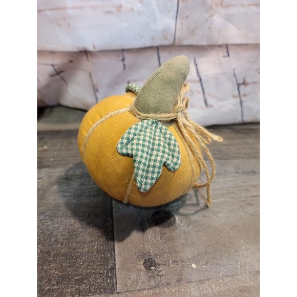 Mini Halloween pumpkin stuffed plush Harvest fall decor - Picture 1 of 5